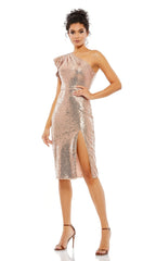 One Shoulder Sequin Party Dress 70162