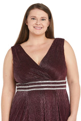 R&M Richards 7068W Long Plus Size Formal Dress