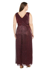 R&M Richards 7068W Long Plus Size Formal Dress