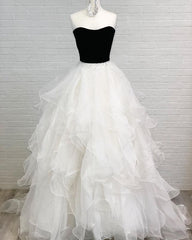 Strapless Long Prom Dresses,Formal Dresses,Dance Dress