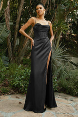 Cinderella Divine CD7483 Fitted Long Sexy Corset Prom Dress