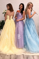 Yellow Prom Dress Long,Prom Dresses,Pageant Dress