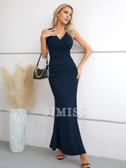 V-neck ball gown long dress party wrap elegant festival slimming evening gown