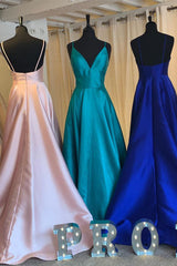 Simple Elegant Prom Dress , Formal Dress, Dance Dresses, Graduation School Party Gown