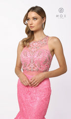 Mermaid Prom Dress With Illusion Detail
