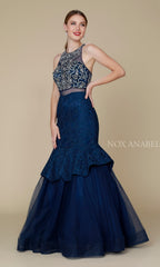 Mermaid Prom Dress With Illusion Detail