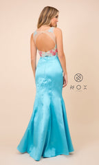 Long Two Piece Mermaid Prom Dress 8287