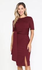Short Sleeve Classy Knee-Length Party Dress 8524
