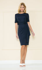 Short Sleeve Classy Knee-Length Party Dress 8524