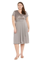 R&M Richards 9109W Short Formal Plus Size Dress