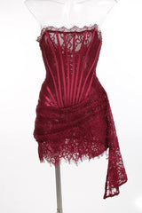 Sheath Lace Birthday Dress Mini Tight Homecoming Dresses Short