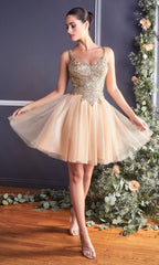 Ballerina-Style Short Homecoming Dress 9239