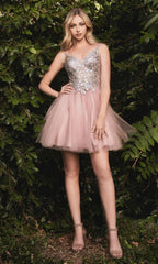 Ballerina-Style Short Homecoming Dress 9239