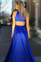 Sexy Royal Blue Prom Dress, Evening Gown, Graduation School Party Dress, Winter Formal Dress