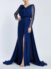 A-line/Princess V-neck mother of the bride dresses