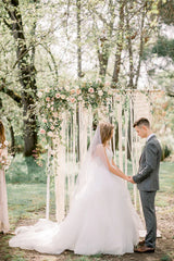 A-line Elegant Forest Best Bridal Gowns Wedding Dresses