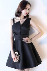 A-Line Deep V-Neck Straps Short Sleeveless Khaki Homecoming Dress TR0190