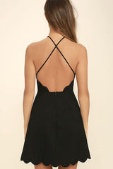 A-Line Sleeveless Backless Homecoming Dress Short Prom Dress TR0224