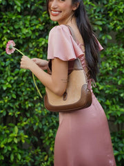Full Of Charm Long Butterfly Sleeve Silk Formal Bridesmaid Dresses