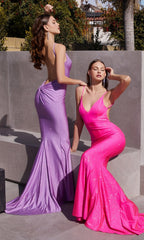 Low-Back Sparkly Tight Long Prom Dress BD4001