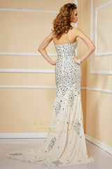 Trumpet/Mermaid Strapless Sweetheart Beading Split Formal Prom Dresses
