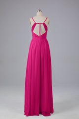 Mooie spaghetti -riemen Backless Long Bridesmeisje jurken