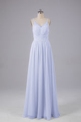 Mooie spaghetti -riemen Backless Long Bridesmeisje jurken