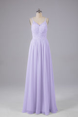 Mooie spaghetti -riemen Backless Long Bridesmeisje jurken