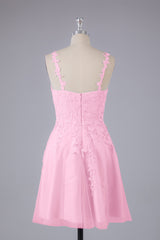 Beautiful Spaghetti Straps V Neck Bridesmaid Dresses