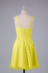 Beautiful Spaghetti Straps V Neck Bridesmaid Dresses