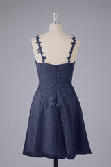 Beautiful Spaghetti Straps V Neck Bridesmaid Dresses
