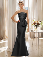 Trumpet/Mermaid Strapless Floor-Length Mother Of The Bride Dresses