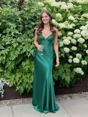 Modest Purple Mermaid Formal Dresses Straps Open Back Party Event Dress