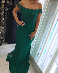 Mermaid Bridesmaid Dresses Lace Off The Shoulder