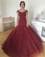 Elegant Mermaid Prom Dresses Lace Off Shoulder