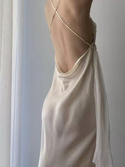 Modest A Line Spaghetti Straps White Prom Dresses Ruffles Backless Evening Dress HZ1024
