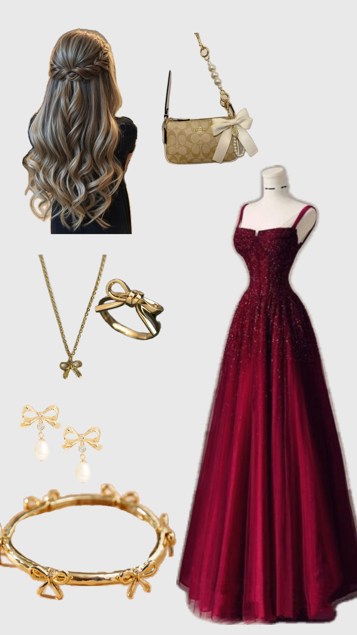 Elegant A Line Straps Burgundy Tulle Satin Long Prom Dresses Evening Dress HZ1024