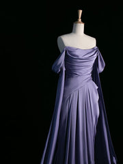 Luxury Satin Prom Dresses Wedding Evening Gown Party Dress