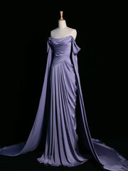 Luxury Satin Prom Dresses Wedding Evening Gown Party Dress