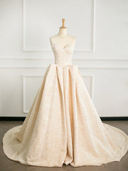 Pretty Ball Gown Sweetheart Satin Long Prom Dresses Party Gown Evening Dress HZ1024