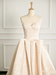 Pretty Ball Gown Sweetheart Satin Long Prom Dresses Party Gown Evening Dress HZ1024