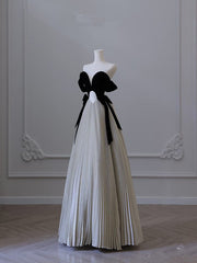 Pretty Ball Gown Off The Shoulder Black Velvet Long Prom Dresses Party Evening Dress HZ1024