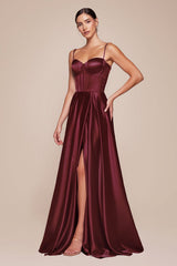 Cinderella Divine CD337 A Line Prom Long Dress