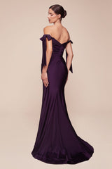 Cinderella Divine CD943C Sexy Formal Long Prom Dress