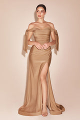 Cinderella Divine CD943C Sexy Formal Long Prom Dress