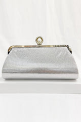 Black Beaded Fringes Party Handbag