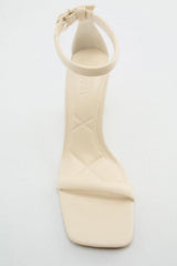 Black Ankle Strap High Heel Sandal