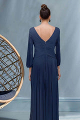 A Line V Neck Mother of the Bride Dresses with Ruched CM0367