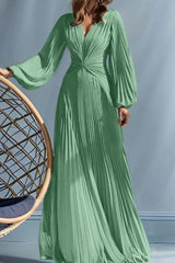A Line V Neck Mother of the Bride Dresses with Ruched CM0367