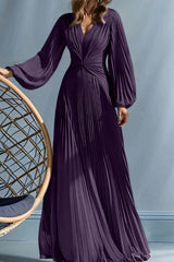 A Line V Neck Mother of the Bride Dresses with Ruched CM0367